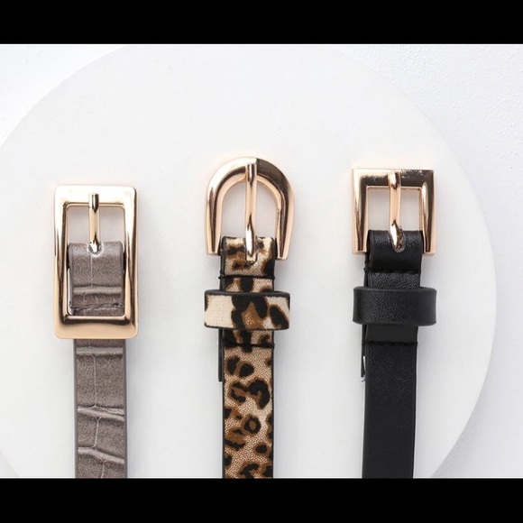 HP# 156 🎉🎉NWT LULU’S 3 pk belt set. All Sz MM/L - Picture 3 of 7